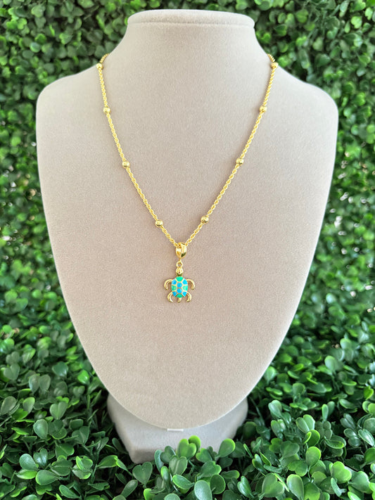 Sea Turtle Charm Pendant